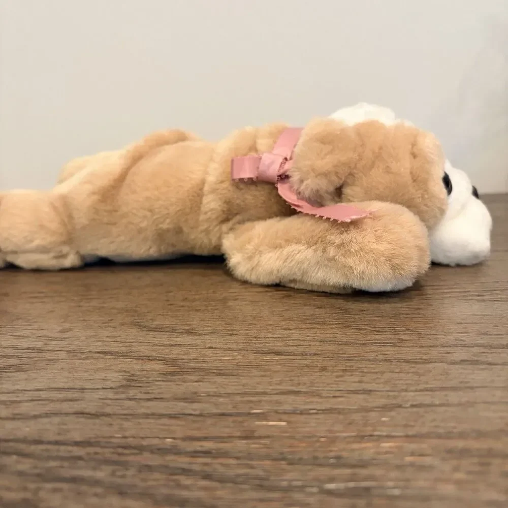Vintage 1995 TY Buddies CHURCHILL Bulldog Stuffed Plush Hang Tag